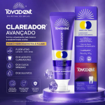 【3 dias para chegar】TOYADENT Pasta de Dente Ultravioleta - Clareamento Roxo Neutralizante + Flúor Anti-Cáries+Sem Aditivos