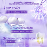 【3 dias para chegar】TOYADENT Pasta de Dente Ultravioleta - Clareamento Roxo Neutralizante + Flúor Anti-Cáries+Sem Aditivos - Imagem 5